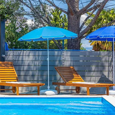 Nina Malinska 150m From The Beach, Swimming Pool Villa *